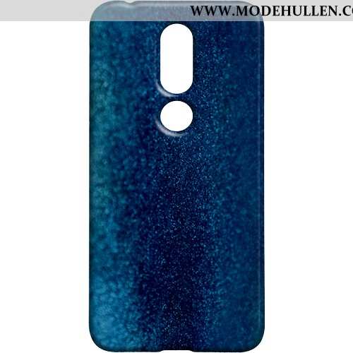 Hülle Nokia 7.1 Nubuck Retro Case Wind Schwer Handy Braun