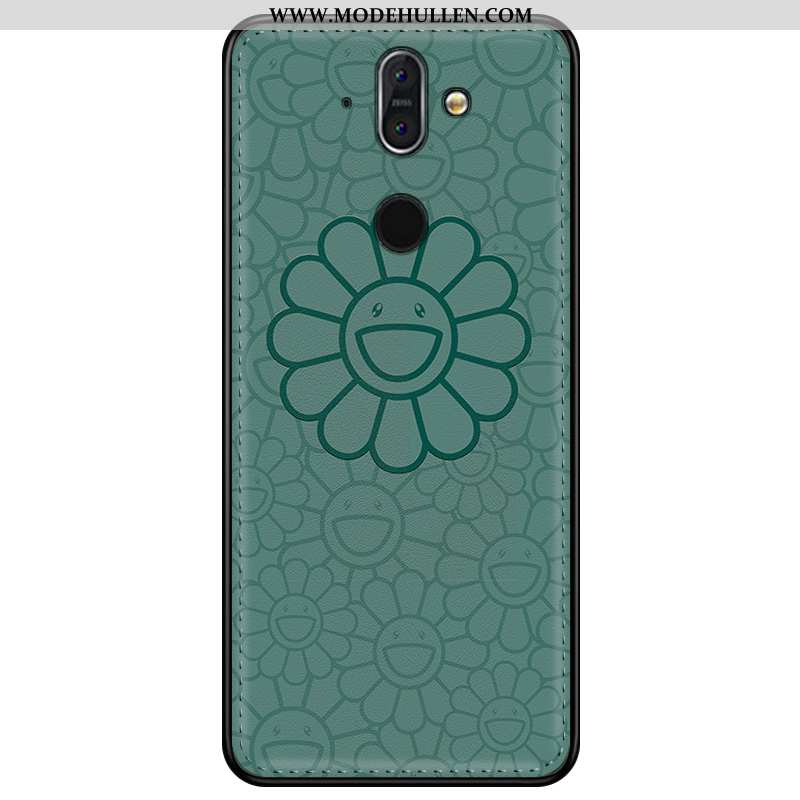 Hülle Nokia 8 Sirocco Trend Schutz Sonne Handy Grün Angepasst
