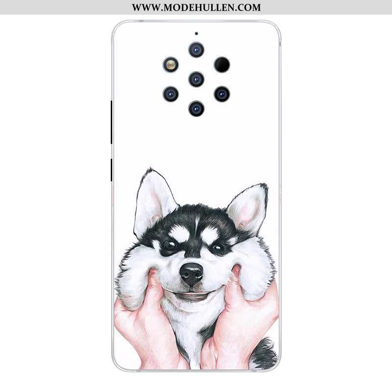 Hülle Nokia 9 Pureview Karikatur Schutz Anti-sturz Handy Kreativ Case Rosa