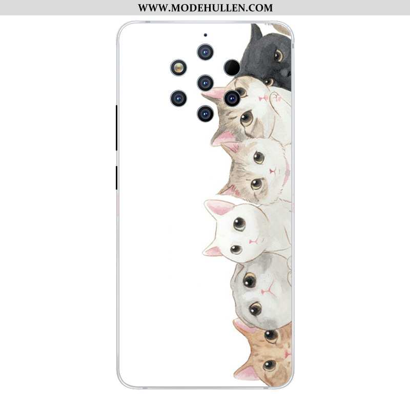 Hülle Nokia 9 Pureview Karikatur Schutz Anti-sturz Handy Kreativ Case Rosa