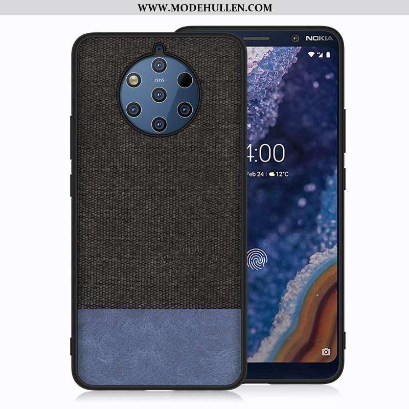 Hülle Nokia 9 Pureview Schutz Schwer Case Schwarz Handy