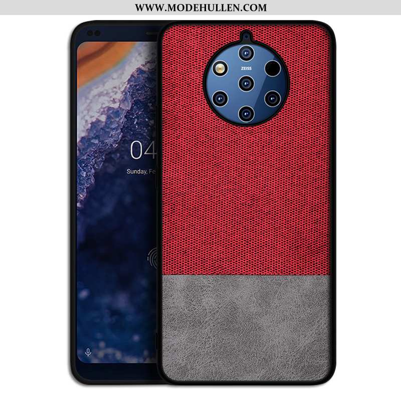 Hülle Nokia 9 Pureview Trend Weiche Rot Case Anti-sturz Persönlichkeit Rote