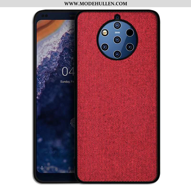 Hülle Nokia 9 Pureview Trend Weiche Rot Case Anti-sturz Persönlichkeit Rote