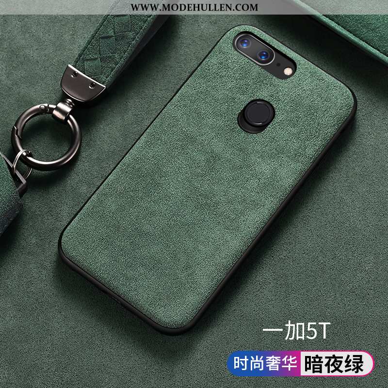 Hülle Oneplus 5t Luxus Persönlichkeit High-end Rutschfest Case Europa Trend Grün