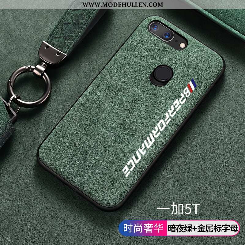 Hülle Oneplus 5t Luxus Persönlichkeit High-end Rutschfest Case Europa Trend Grün