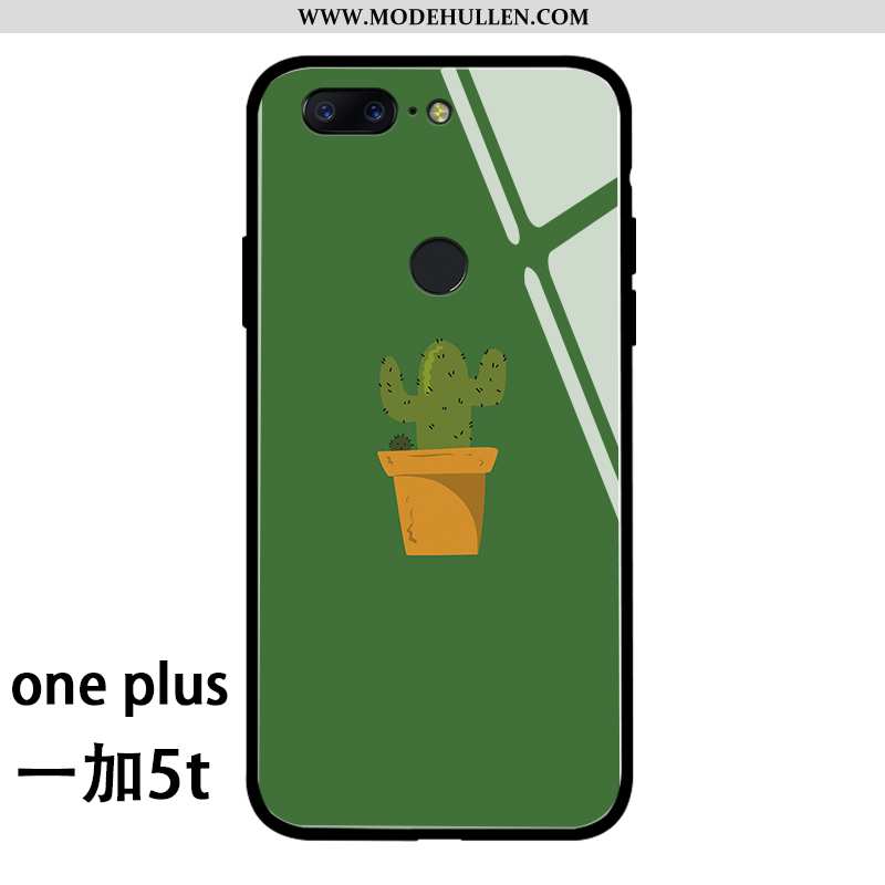 Hülle Oneplus 5t Persönlichkeit Kreativ Silikon Nette Frisch Netto Rot Grün