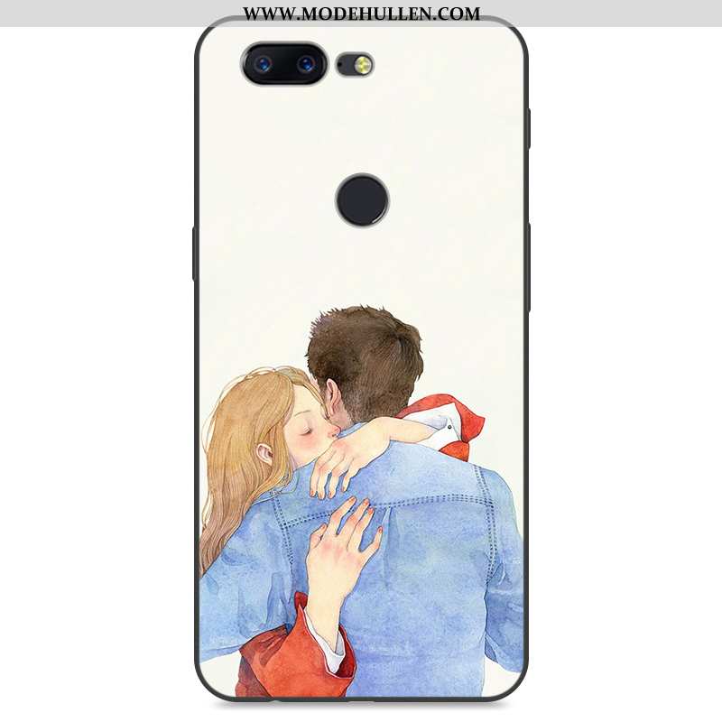 Hülle Oneplus 5t Schutz Weiche Frisch Weiß Case Handy Weiße