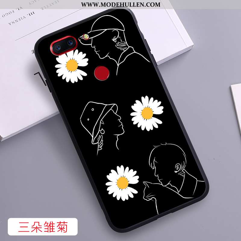 Hülle Oneplus 5t Weiche Silikon Hängende Verzierungen Case Trend Karikatur Kreativ Schwarz