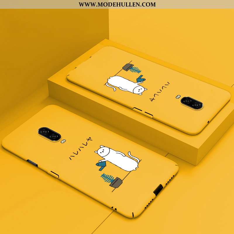 Hülle Oneplus 6 Karikatur Trend Netto Rot Handy Kreativ Anti-sturz Gelbe