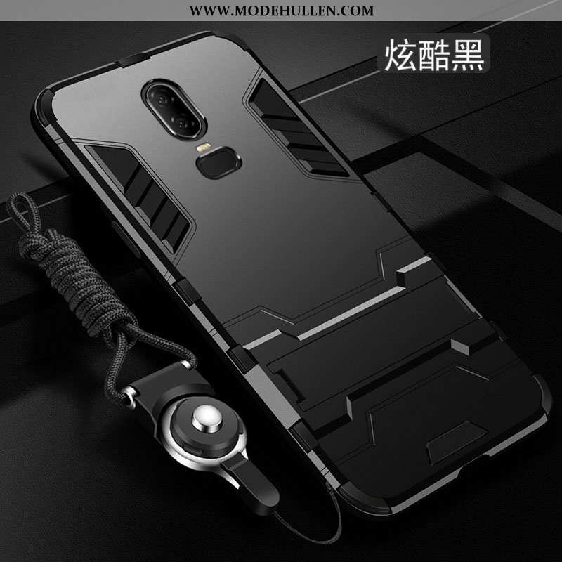 Hülle Oneplus 6 Trend Weiche Nubuck Case Silikon Handy Anti-sturz Silber