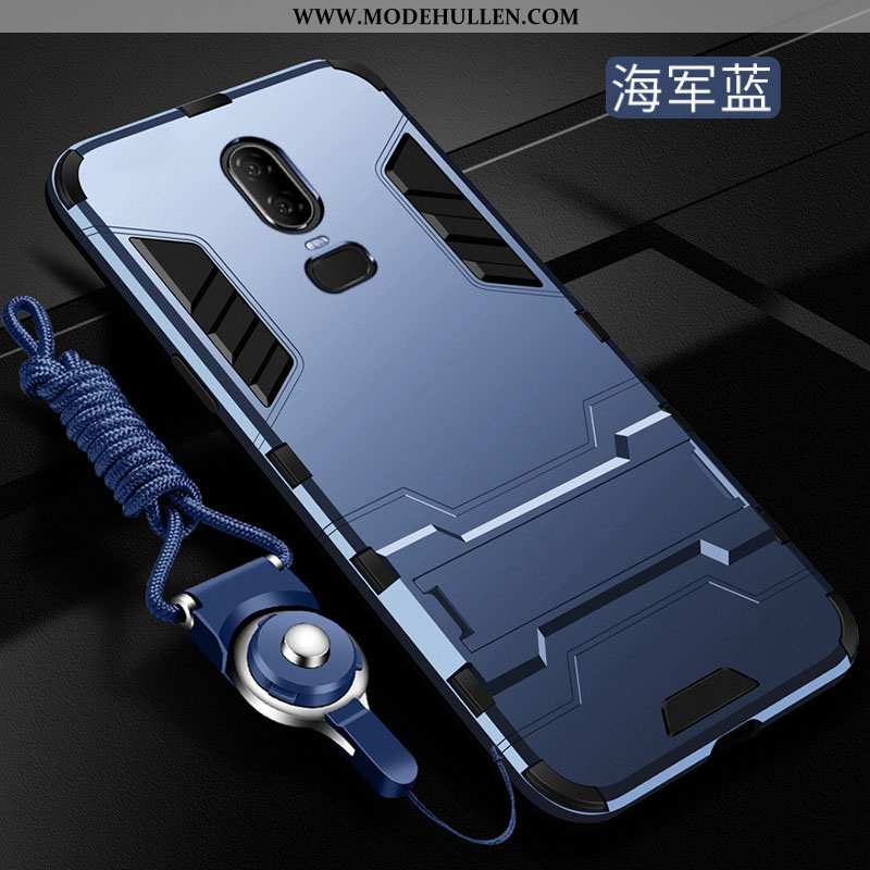 Hülle Oneplus 6 Trend Weiche Nubuck Case Silikon Handy Anti-sturz Silber