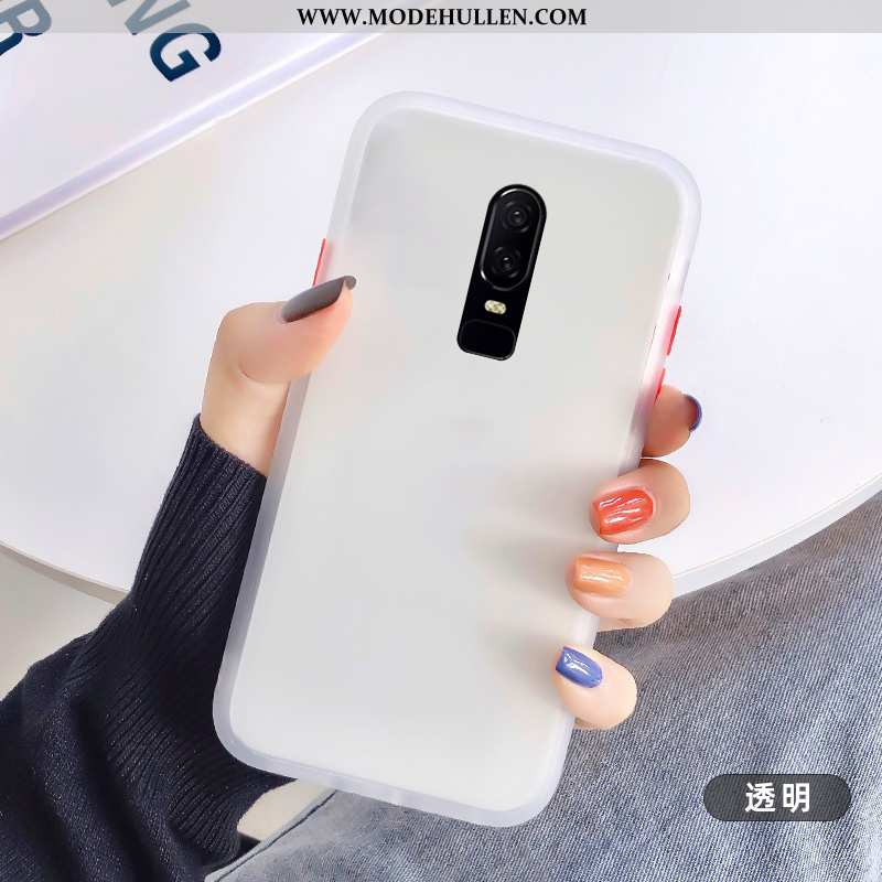 Hülle Oneplus 6 Weiche Silikon Alles Inklusive Trend Persönlichkeit Liebhaber Case Blau