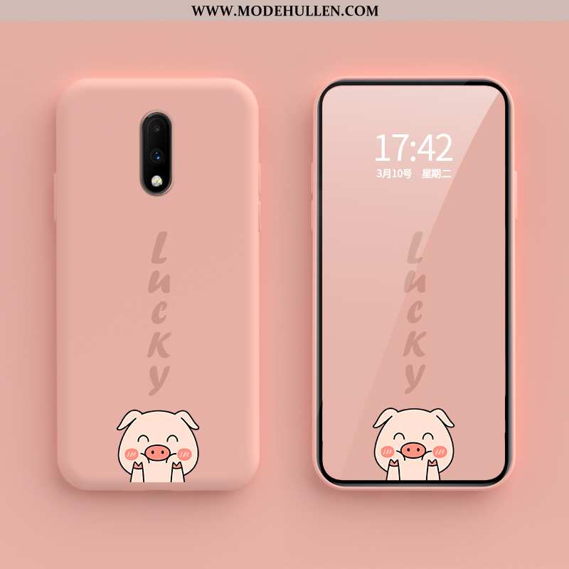 Hülle Oneplus 7 Nette Trend Neu Mini Karikatur Frisch Anti-sturz Rosa