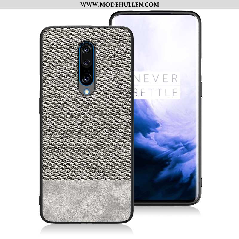 Hülle Oneplus 7 Pro Muster Trend Silikon Case Rot Schutz Super Rote