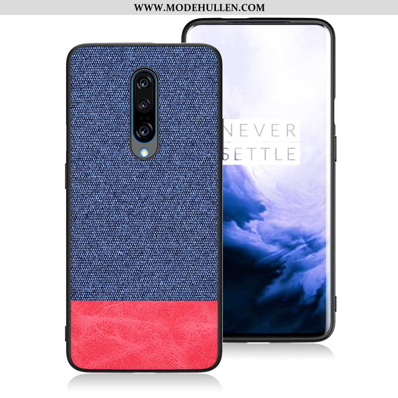Hülle Oneplus 7 Pro Muster Trend Silikon Case Rot Schutz Super Rote