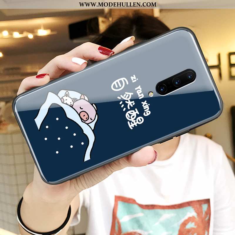 Hülle Oneplus 7 Pro Nette Trend Case Karikatur Dünne Netto Rot Rot Rote