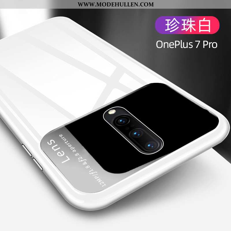 Hülle Oneplus 7 Pro Persönlichkeit Kreativ Weiß Case Schutz Trend Super Weiße