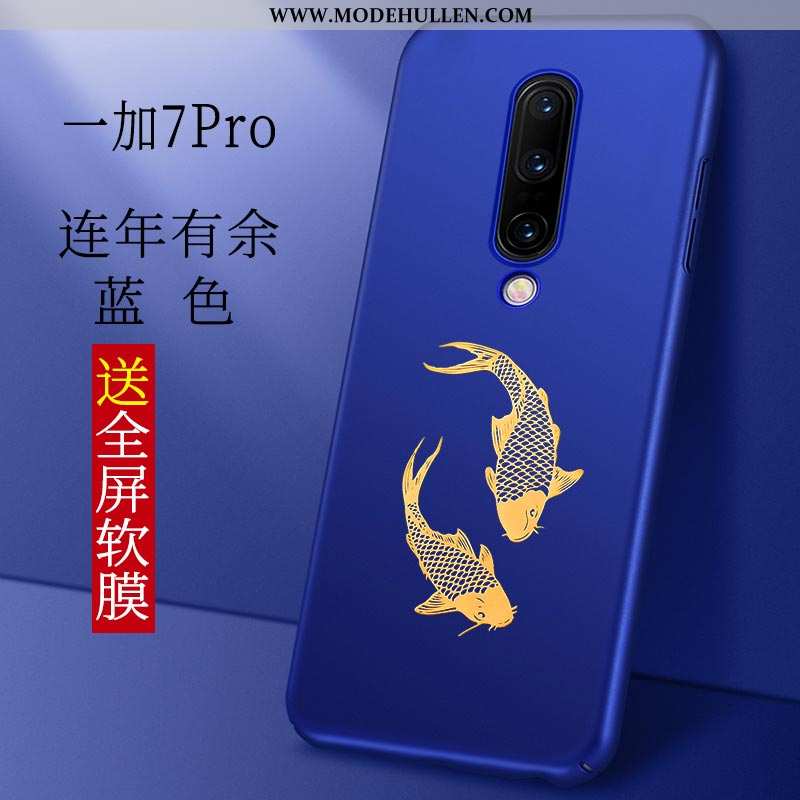 Hülle Oneplus 7 Pro Super Dünne Schutz Wind Chinesische Art Trend Rote