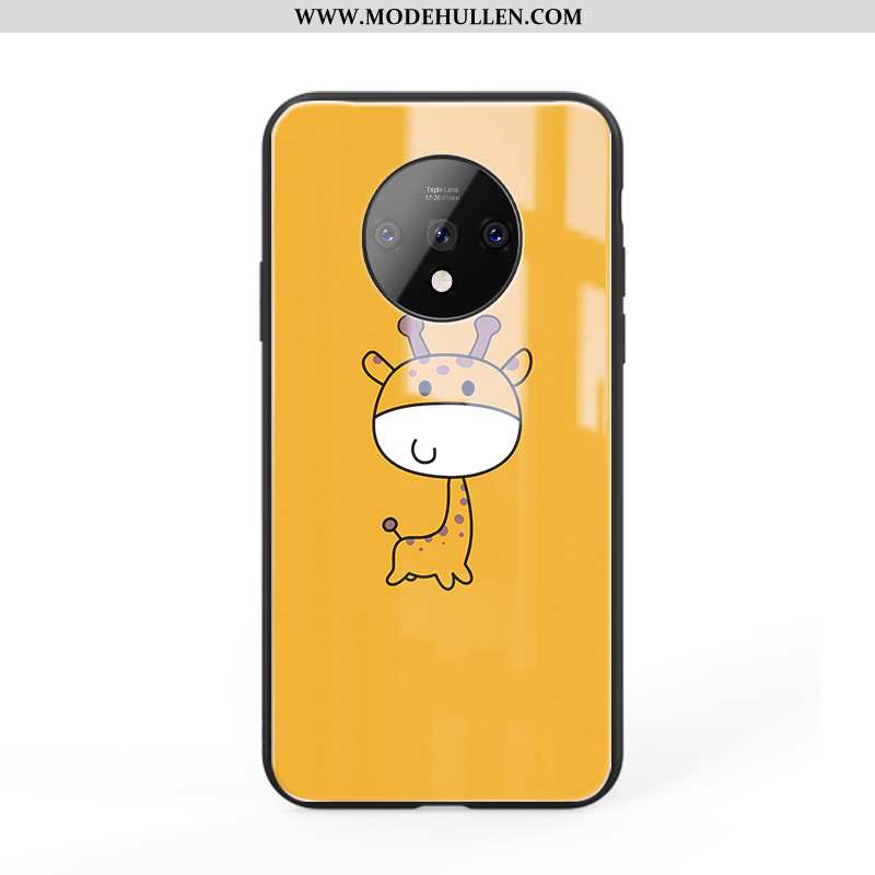 Hülle Oneplus 7t Kreativ Karikatur Case Glas Persönlichkeit Frisch Gelbe