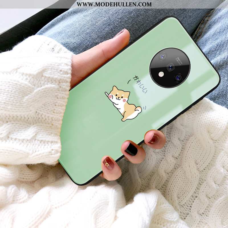 Hülle Oneplus 7t Kreativ Karikatur Case Glas Persönlichkeit Frisch Gelbe