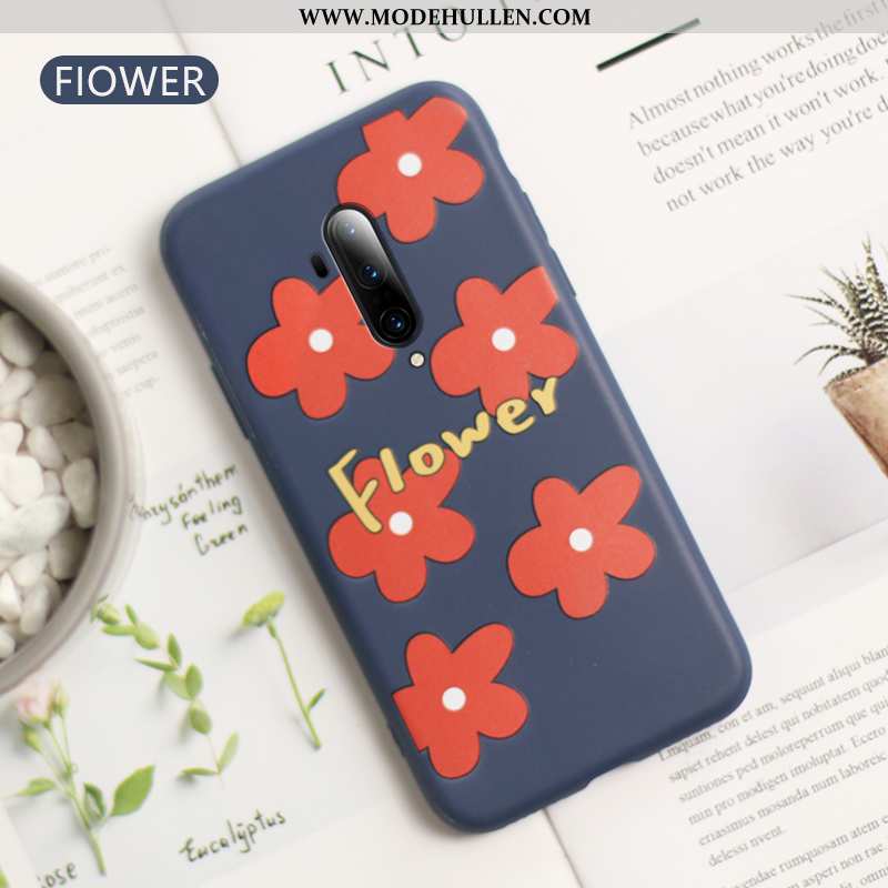 Hülle Oneplus 7t Pro Super Weiche Case Handy Blumen Liebhaber Trend Grün