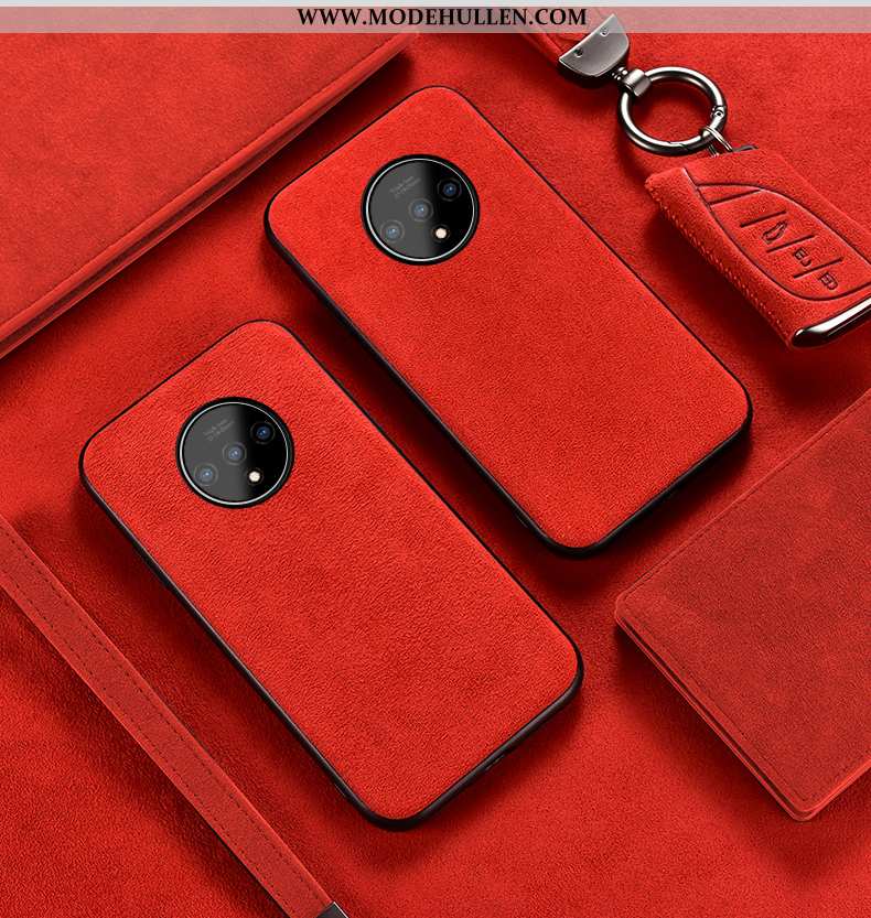 Hülle Oneplus 7t Schutz Luxus Rutschfest Trend Rot Europa Alles Inklusive Rote