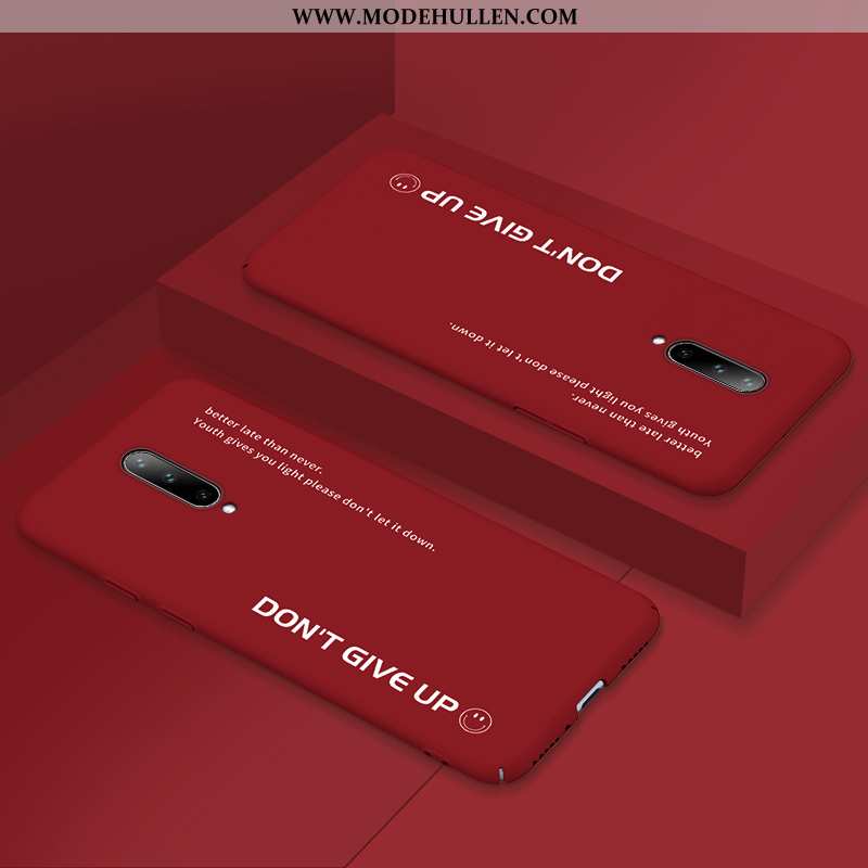 Hülle Oneplus 8 Dünne Schutz Trend Netto Rot Handy Rot Farbe Rote