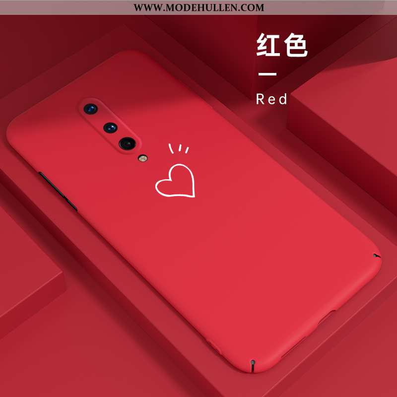 Hülle Oneplus 8 Nubuck Persönlichkeit Schwer Kühlung Netto Rot Lila Europa