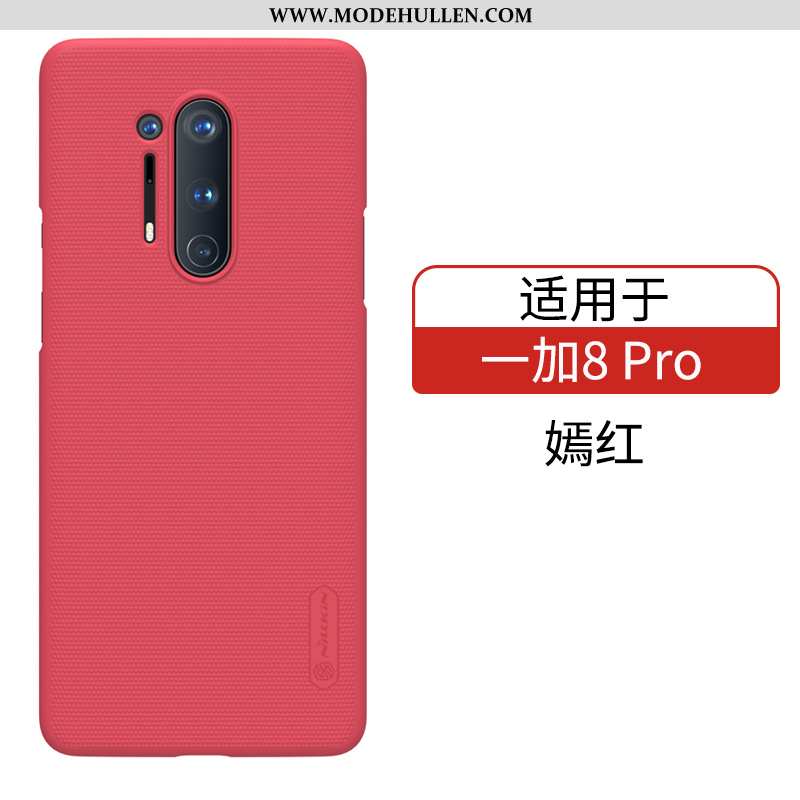 Hülle Oneplus 8 Pro Nubuck Schutz Case Gold Alles Inklusive Schwer Dunkelblau