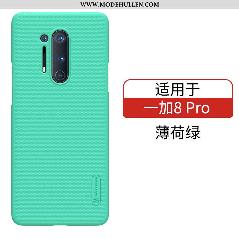 Hülle Oneplus 8 Pro Nubuck Schutz Case Gold Alles Inklusive Schwer Dunkelblau