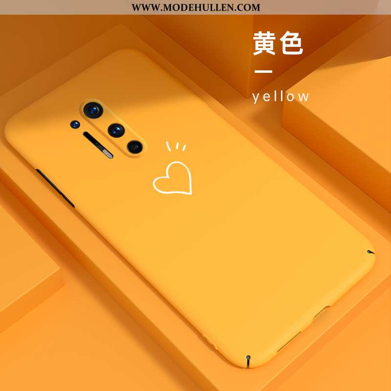 Hülle Oneplus 8 Pro Schutz Nubuck Kreativ Case Schwer Einfach Persönlichkeit Gelbe