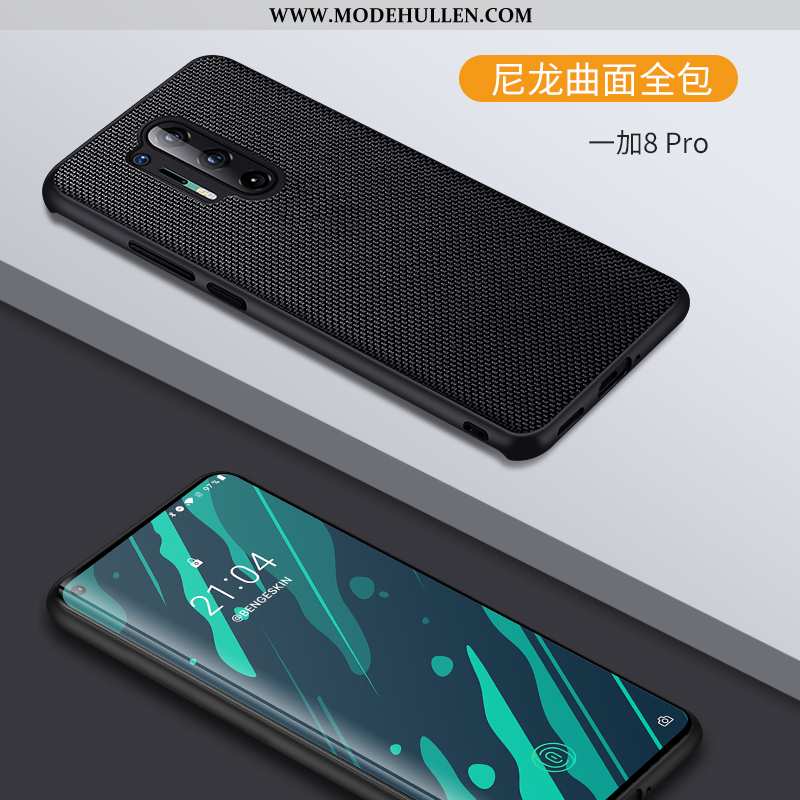 Hülle Oneplus 8 Pro Schutz Transparent Chinesische Art Kreativ Schwarz Leder Case