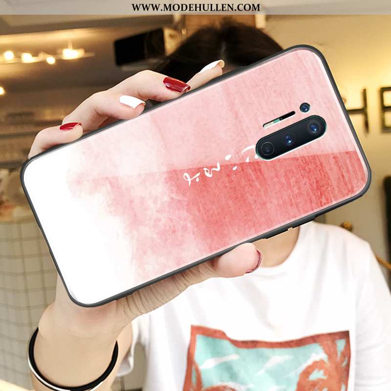 Hülle Oneplus 8 Pro Trend Super Liebhaber Handy Glas Weiche Rosa