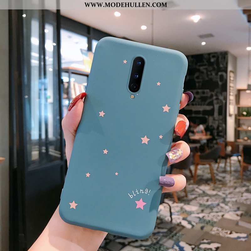 Hülle Oneplus 8 Super Weiche Blau Case Anti-sturz Persönlichkeit Mini