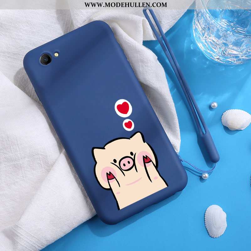 Hülle Oppo A3 Mode Persönlichkeit Karikatur Trend Handy Case Mini Blau