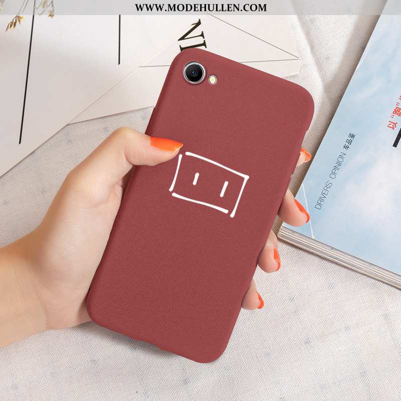 Hülle Oppo A3 Weiche Silikon Europa Nubuck Case Handy Grau