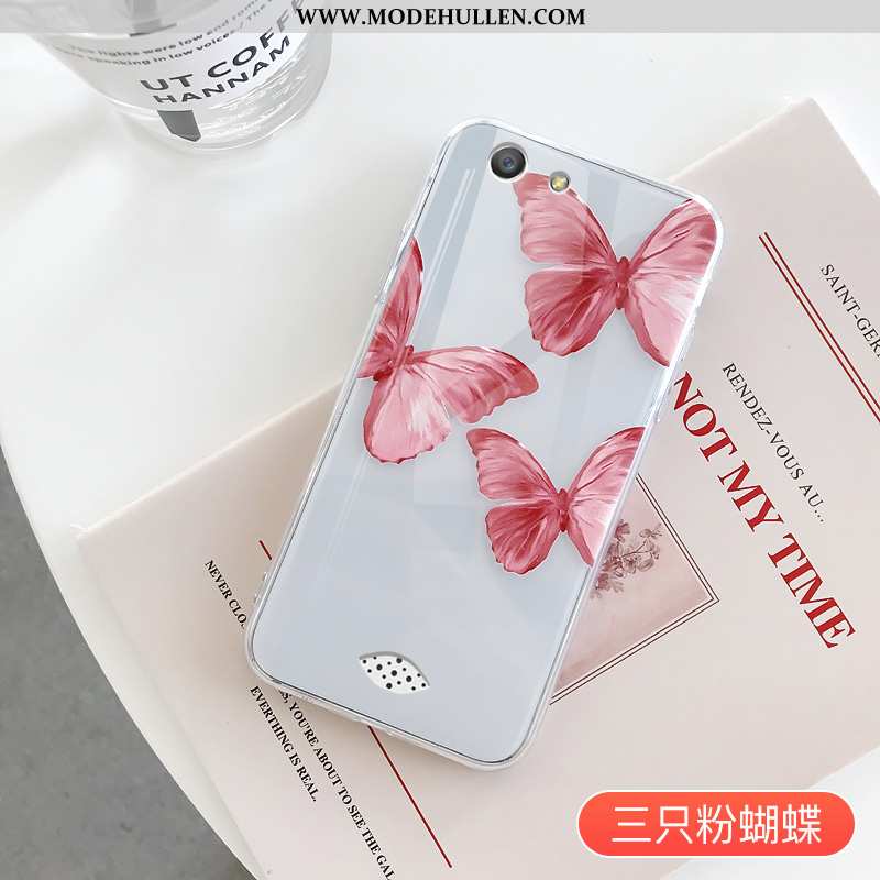 Hülle Oppo A31 Kreativ Trend Anti-sturz Persönlichkeit Transparent Alles Inklusive Rote