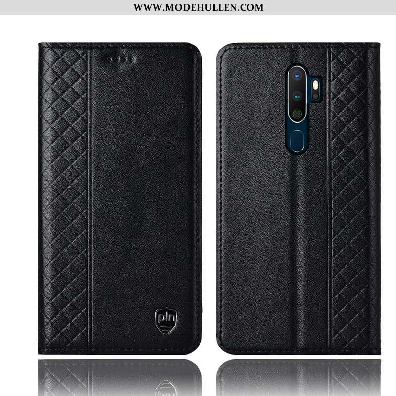 Hülle Oppo A5 2020 Lederhülle Schutz Alles Inklusive Anti-sturz Handy Case Gelbe