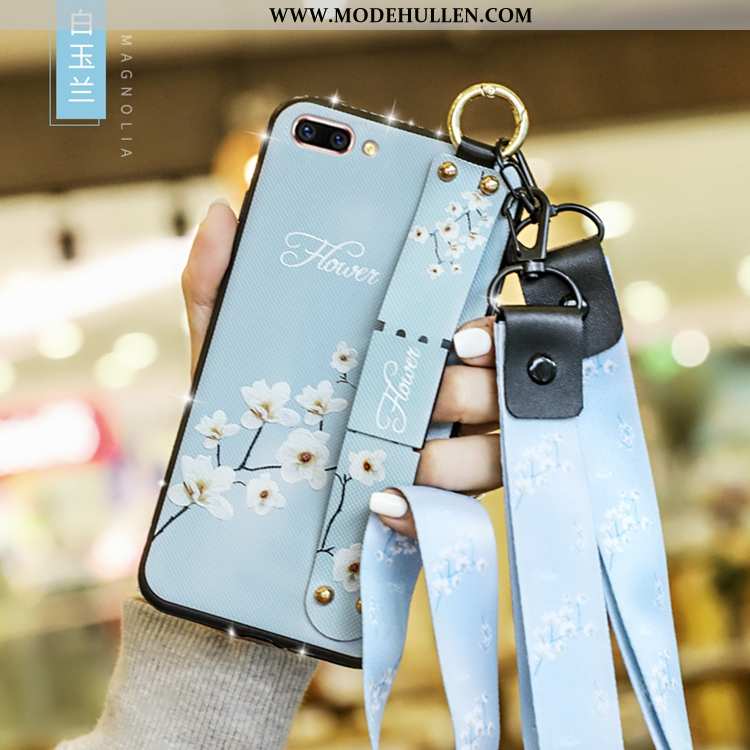 Hülle Oppo A5 Mode Weiche Case Weiß Einfassung Handy Weiße