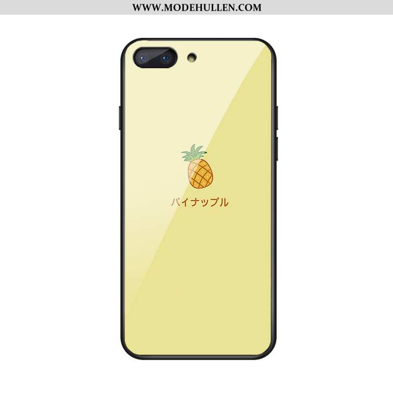 Hülle Oppo A5 Nette Glas Karikatur Frisch Case Handy Gelbe