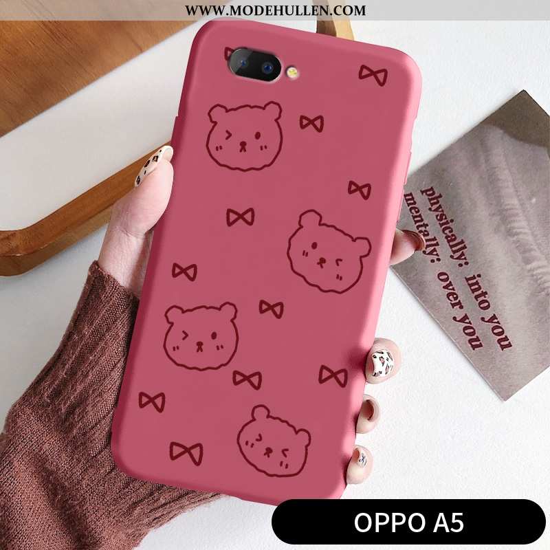 Hülle Oppo A5 Nette Super Case Liebhaber Wind Einfach Rote