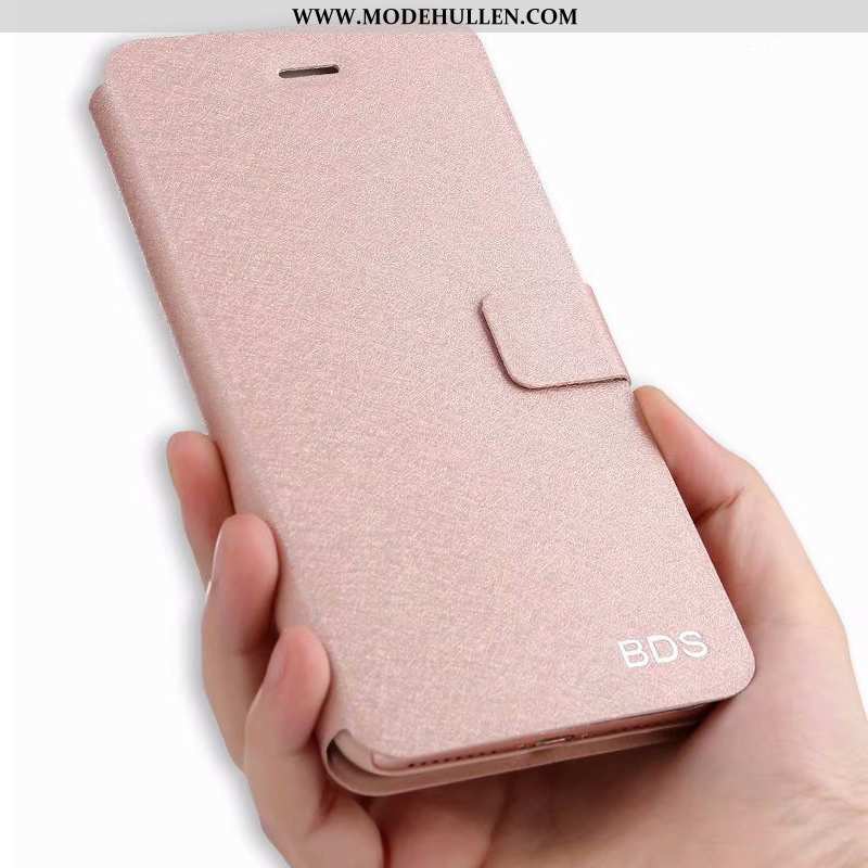 Hülle Oppo A5 Weiche Schutz Rosa Folio Anti-sturz Handy Case