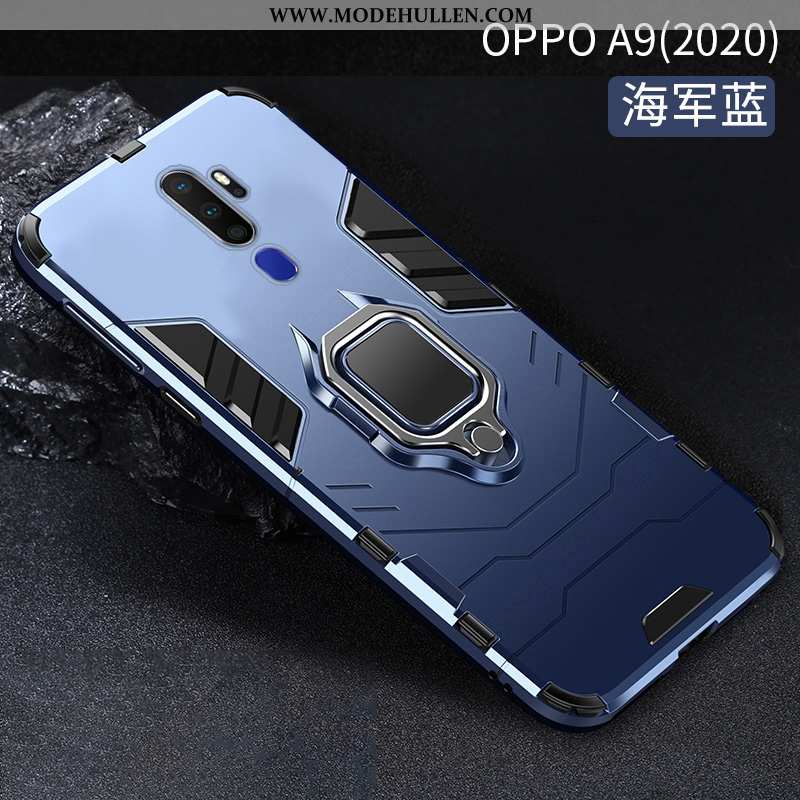 Hülle Oppo A9 2020 Schutz Schwarz Dicke Anti-sturz Case Halterung