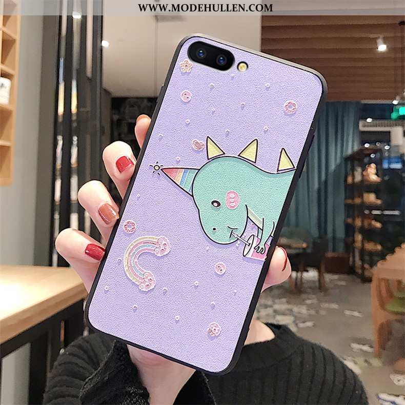 Hülle Oppo Ax5 Schutz Persönlichkeit Karikatur Liebhaber Handy Kreativ Grau