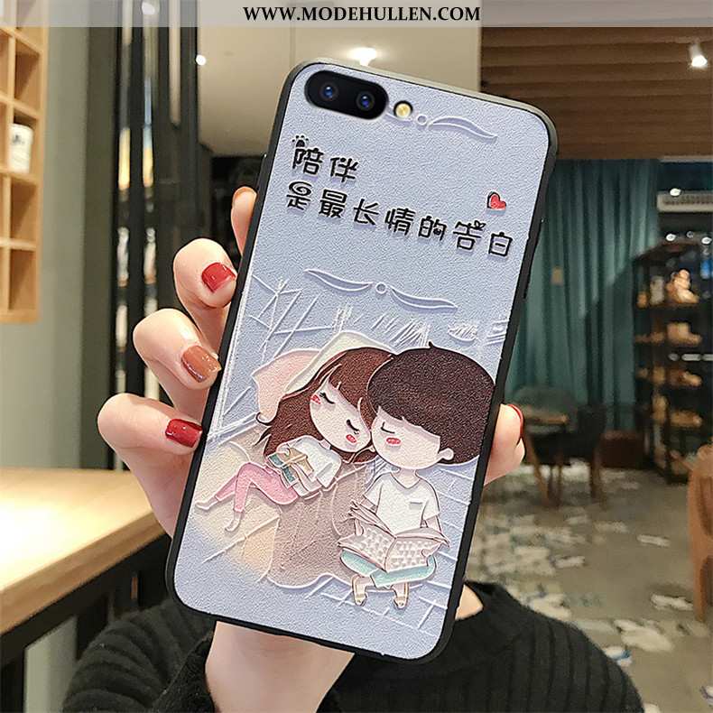 Hülle Oppo Ax5 Schutz Persönlichkeit Karikatur Liebhaber Handy Kreativ Grau