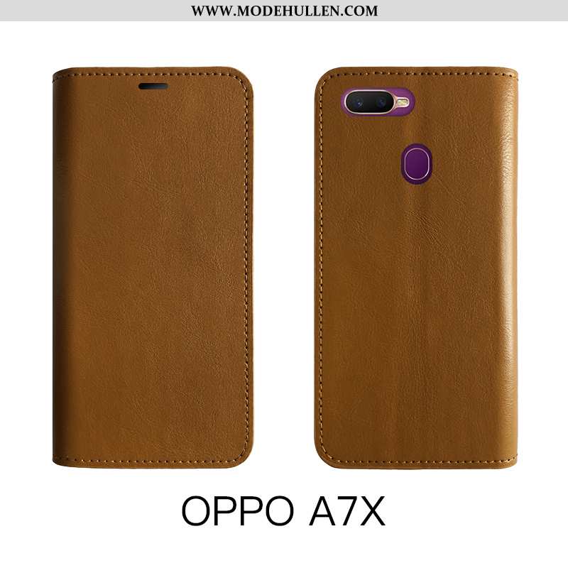 Hülle Oppo Ax7 Schutz Kreativ Rot Jeden Tag Schwer Folio Weiche Rote