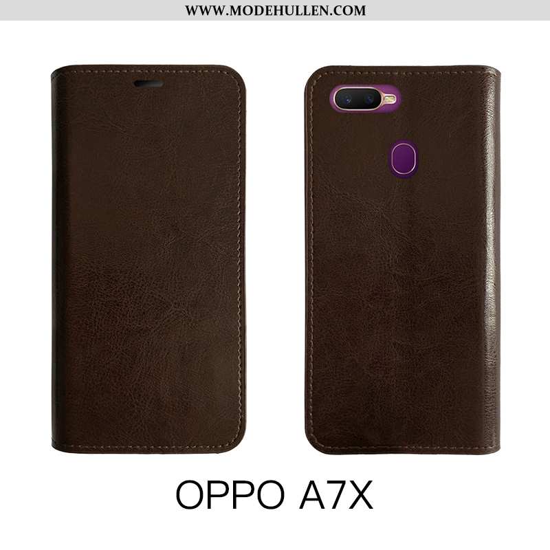 Hülle Oppo Ax7 Schutz Kreativ Rot Jeden Tag Schwer Folio Weiche Rote