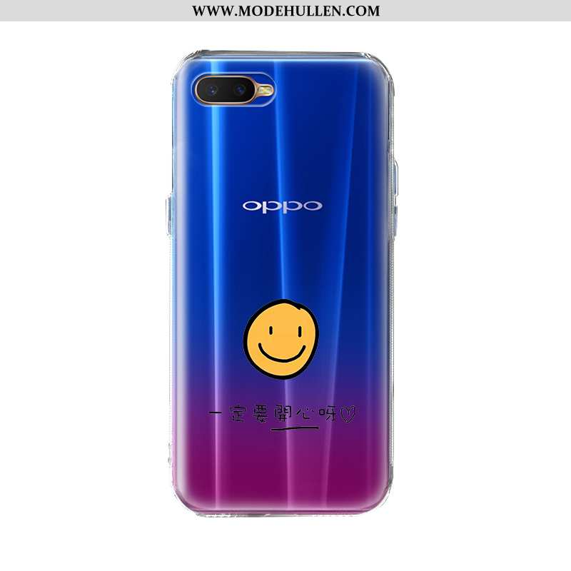 Hülle Oppo Ax7 Weiche Silikon Blau Handy Alles Inklusive Case Mode