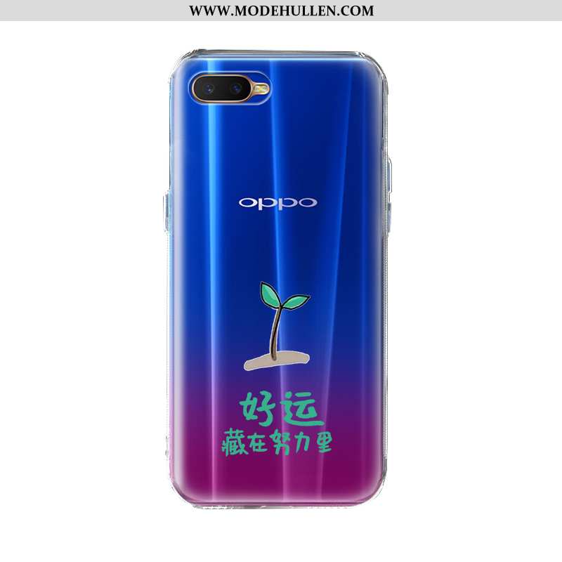 Hülle Oppo Ax7 Weiche Silikon Blau Handy Alles Inklusive Case Mode