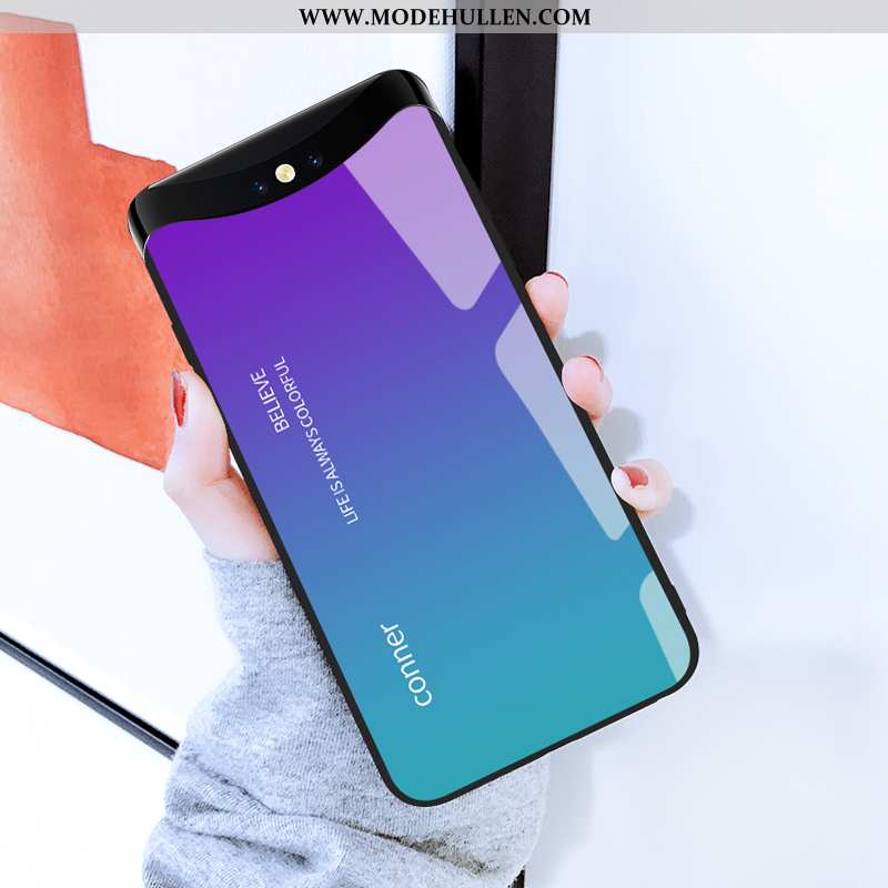 Hülle Oppo Find X Persönlichkeit Kreativ Hoch Super Nette Neu Anti-sturz Schwarz